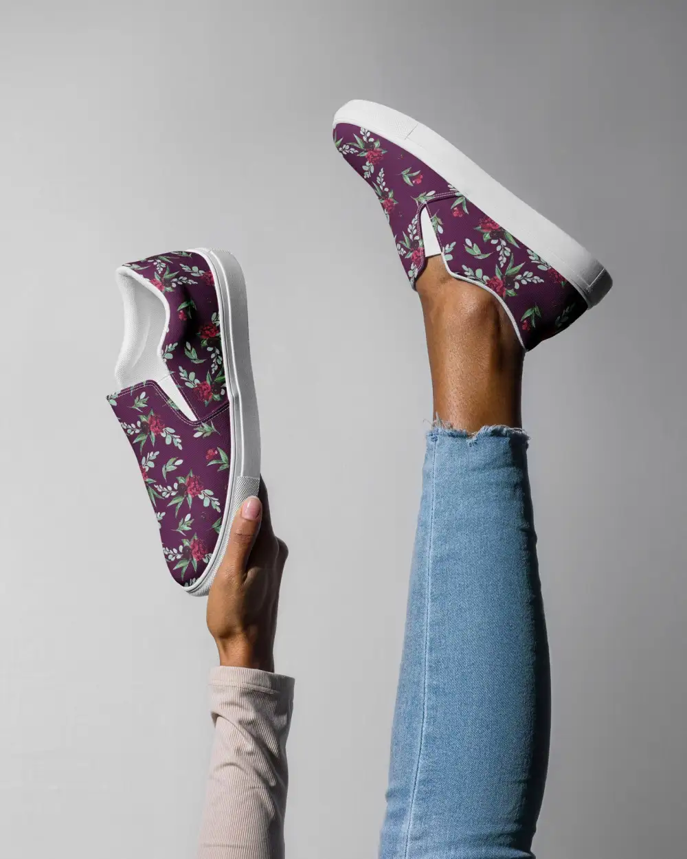 Orchard Floral Slip On Shoes