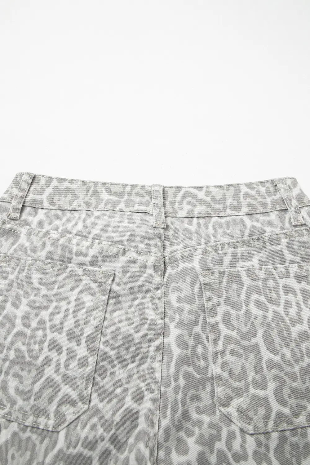 Collared High Rise Denim Jeans