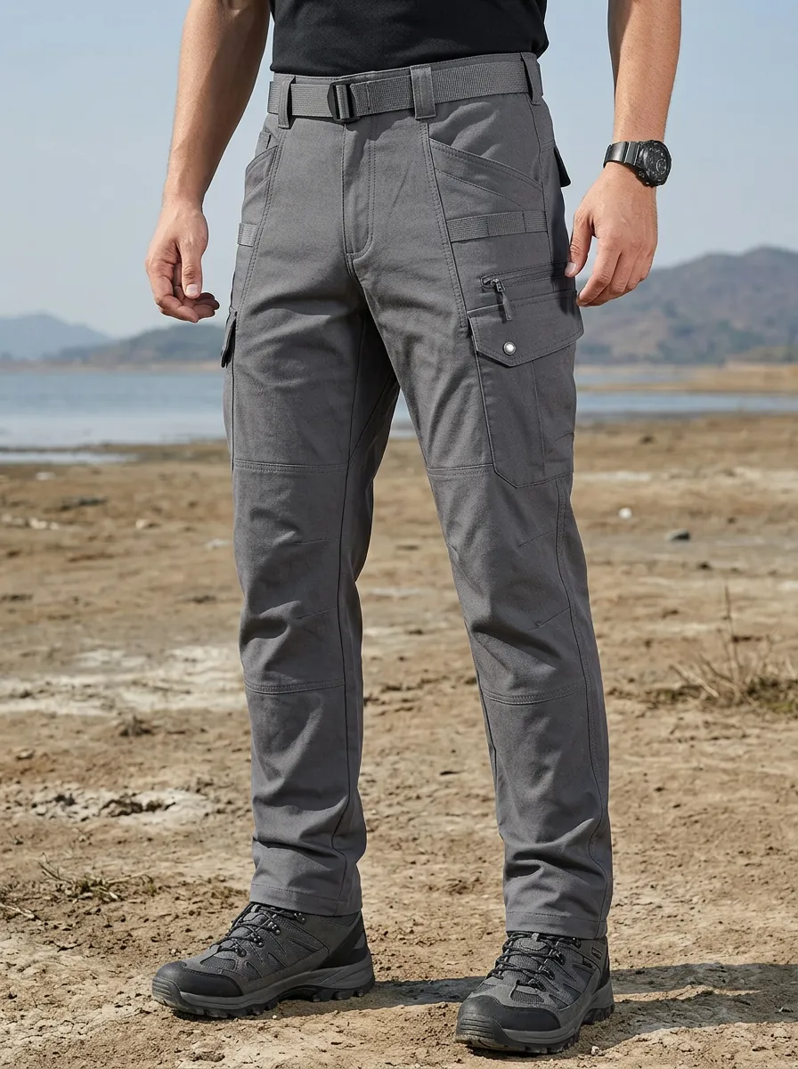 Casual Multi-Pocket Cargo Tactical Finish Unisex Tactical Cargo Pants