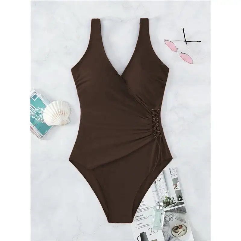 High Waist One Piece Swimsuit