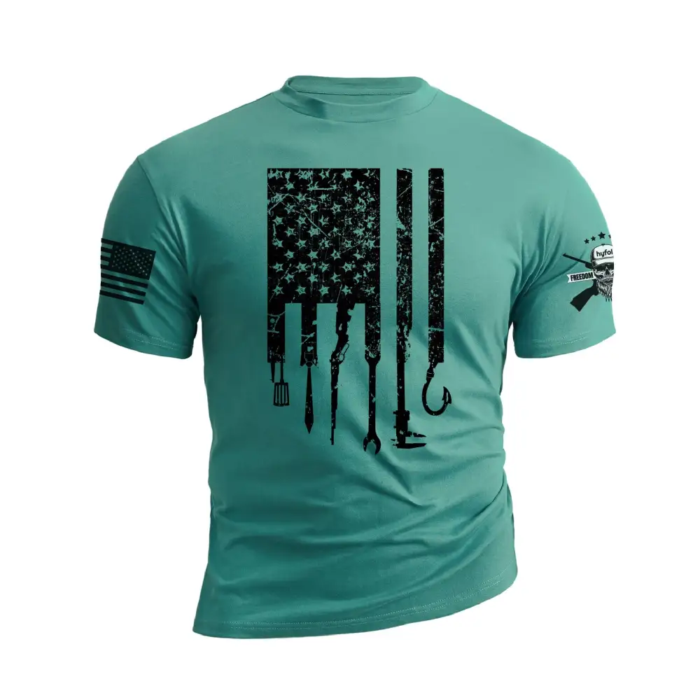 USA FLAG GRAPHIC TEE