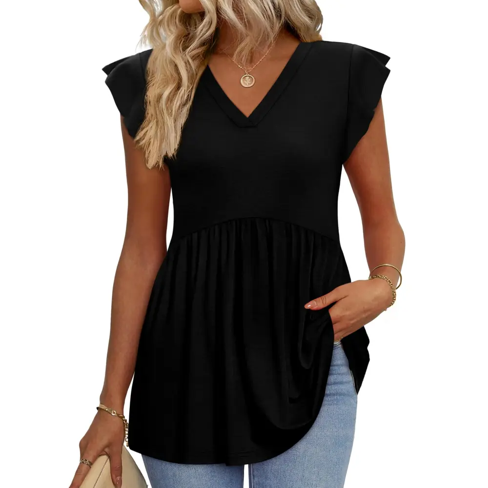 Women's Summer Tops 2026 Babydoll Shirts