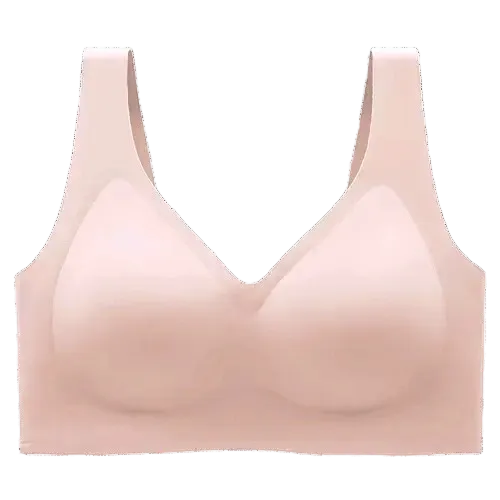 Women's Seamless Wireless Bra – Full Coverage, Push-Up & Comfy, Plus Size Friendly