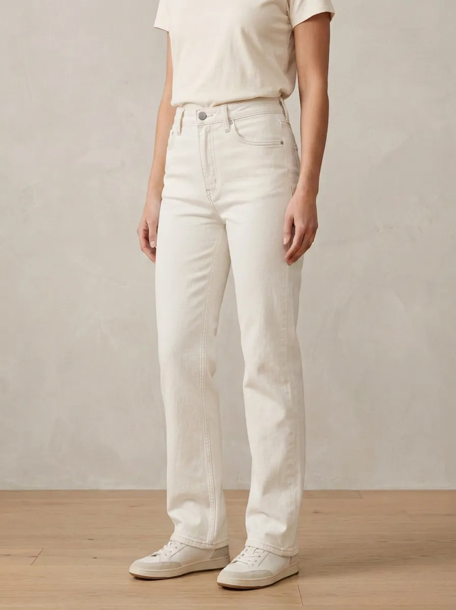 Weekend-Essential High-Rise Denim Jeans