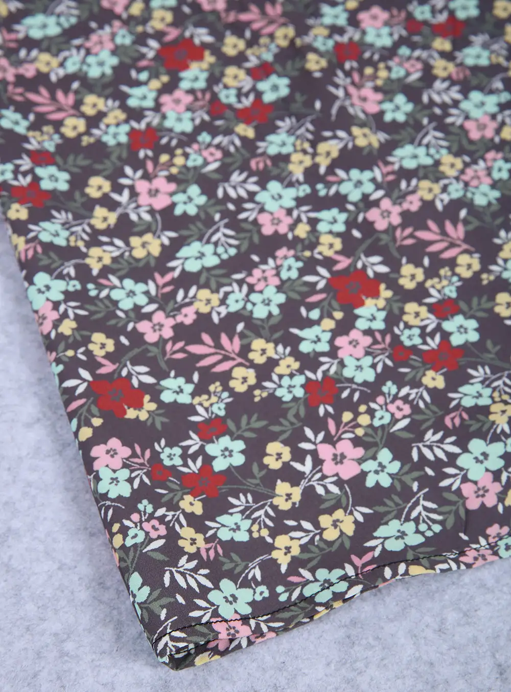Trendy Print Round Neck Midi Dress