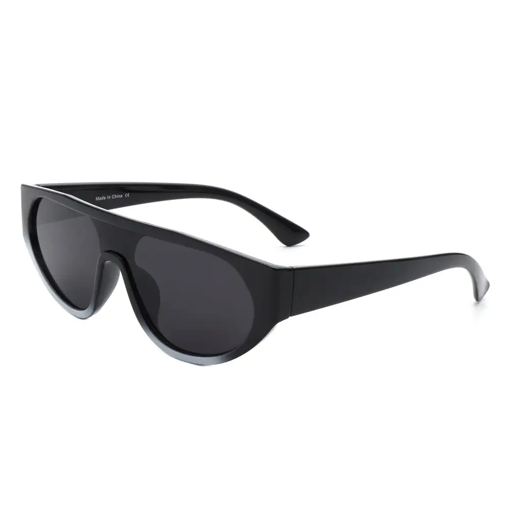 Round Flat Top Frame Sunglasses