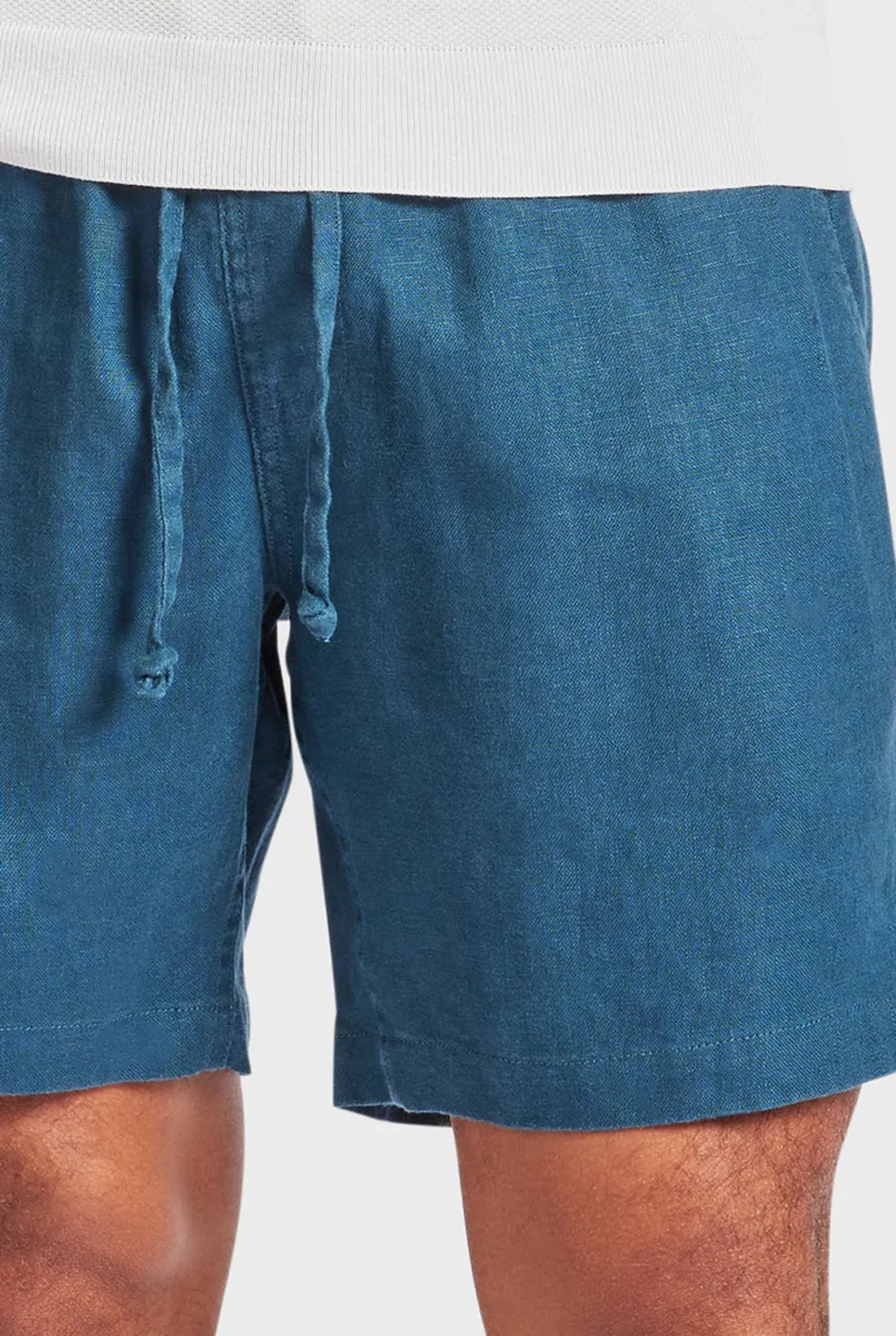 Bluegrass Linen Elastic Waist Short