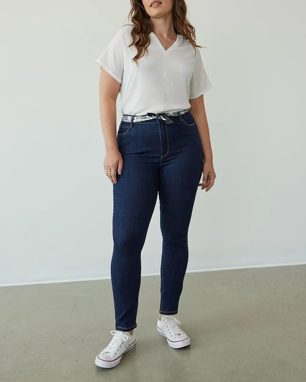 Skinny-Leg High-Rise Jean  Signature