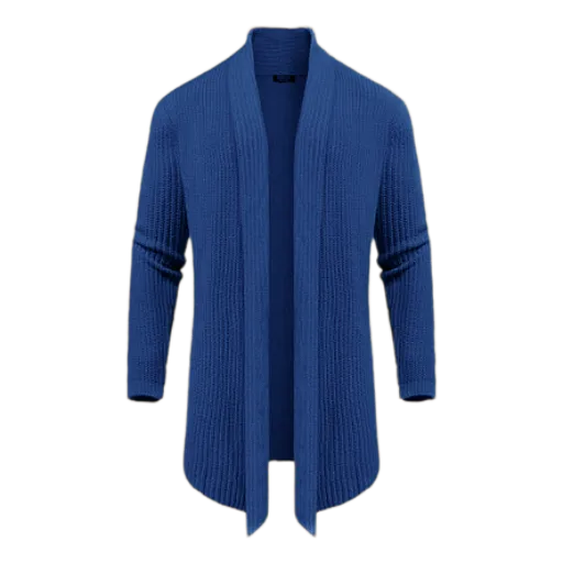 Men’s Shawl Collar Knit Drape Cardigan