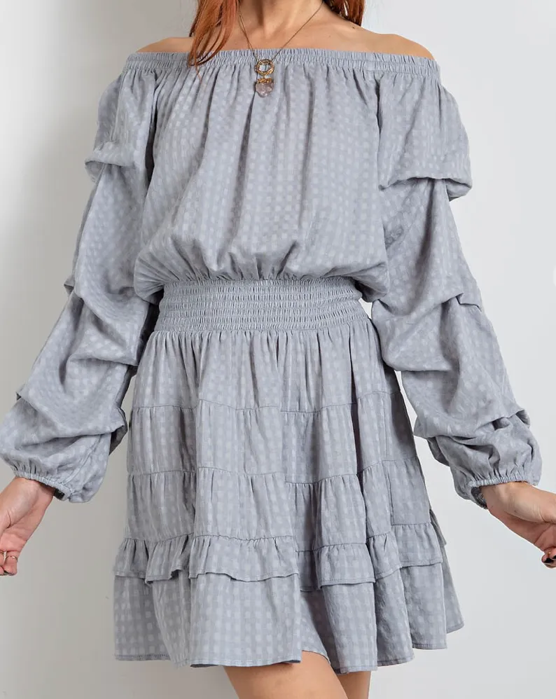 Off Shoulder Easy Dress