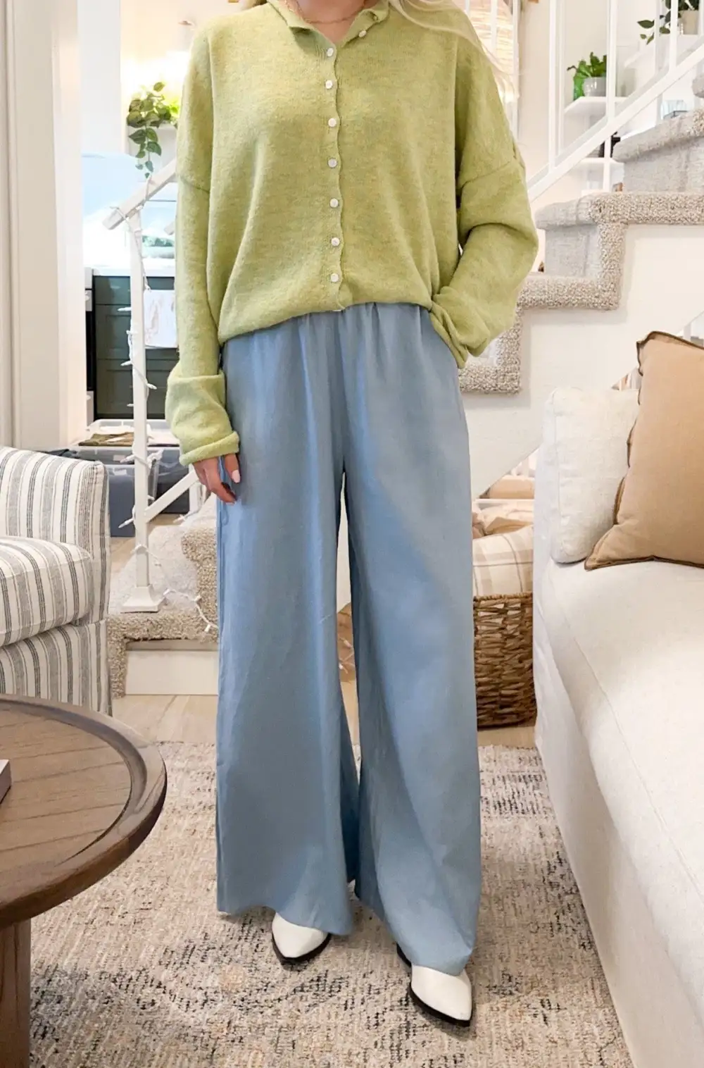 Relaxed Soft Linen Blend Pants