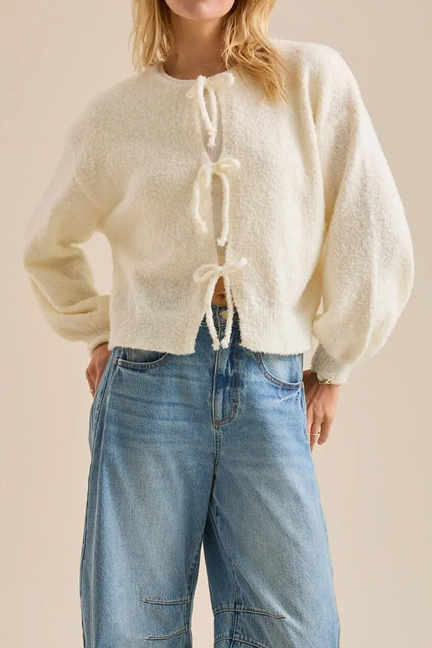 Tie Front Cardigan