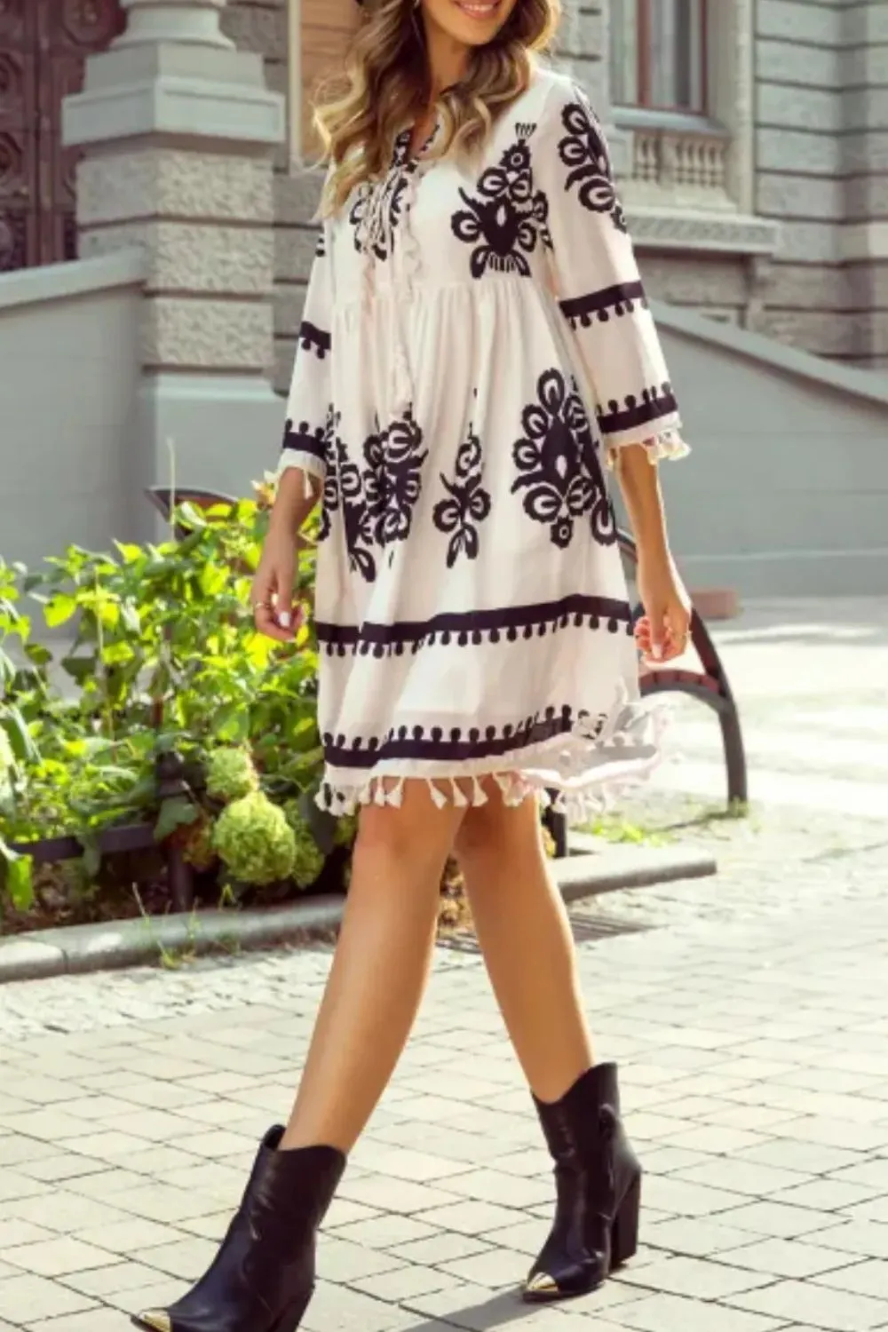 Tassel Mini Dress