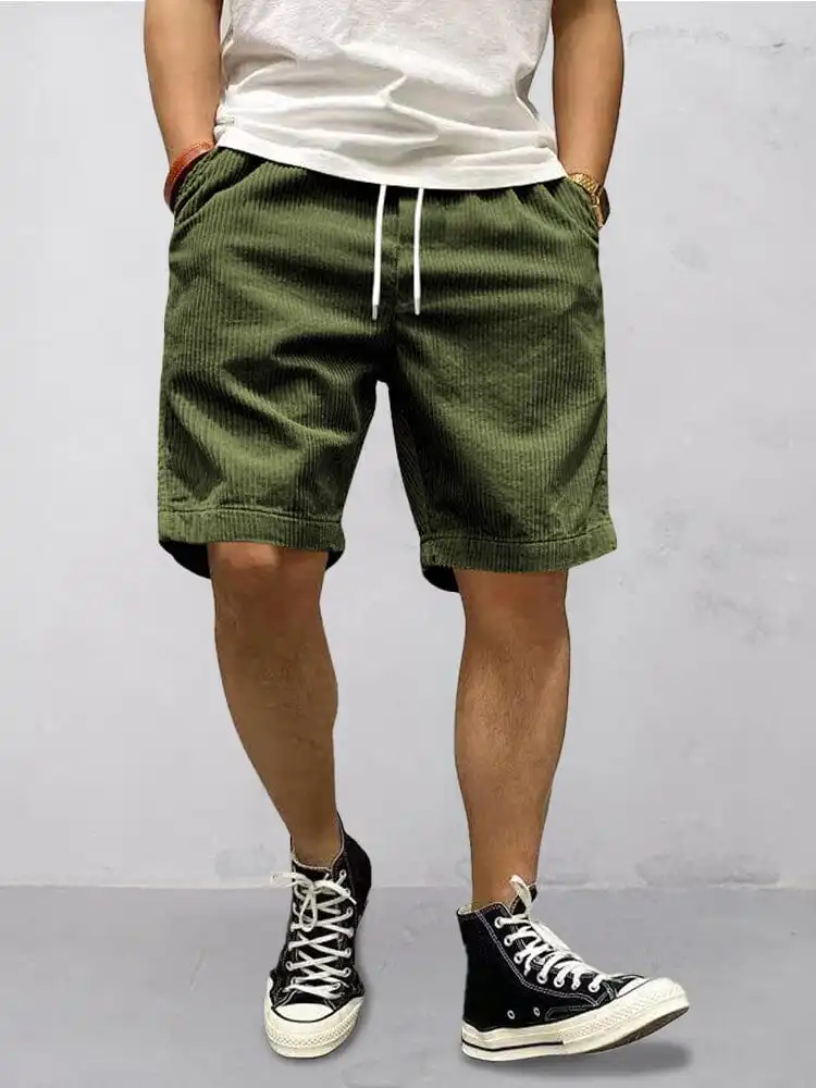Men's Lightweight Casual Corduroy Shorts