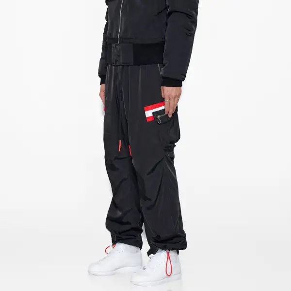 Reflective Tape Utility Cargo Pants