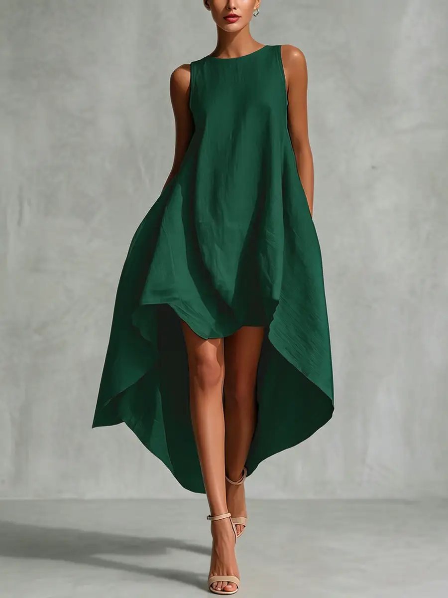 High Neck Maxi Dress