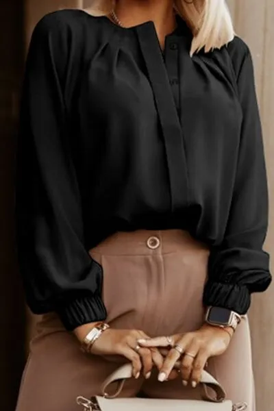 Relaxed Crew Neck Shirt