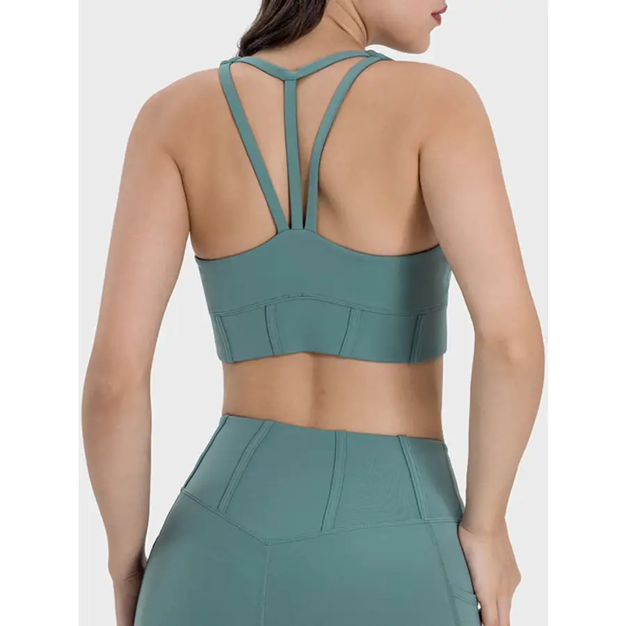 Square Neck Wide Strap Active Tank