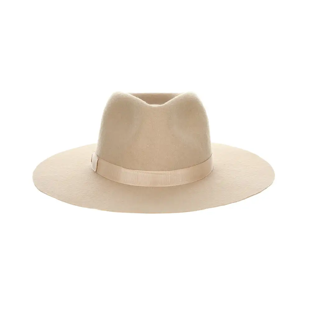 Women’s Classic Wide Brim Wool Felt Fedora Hat