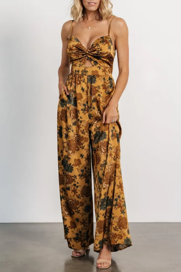 Artistic Retro High-Waisted Sexy Jumpsuit