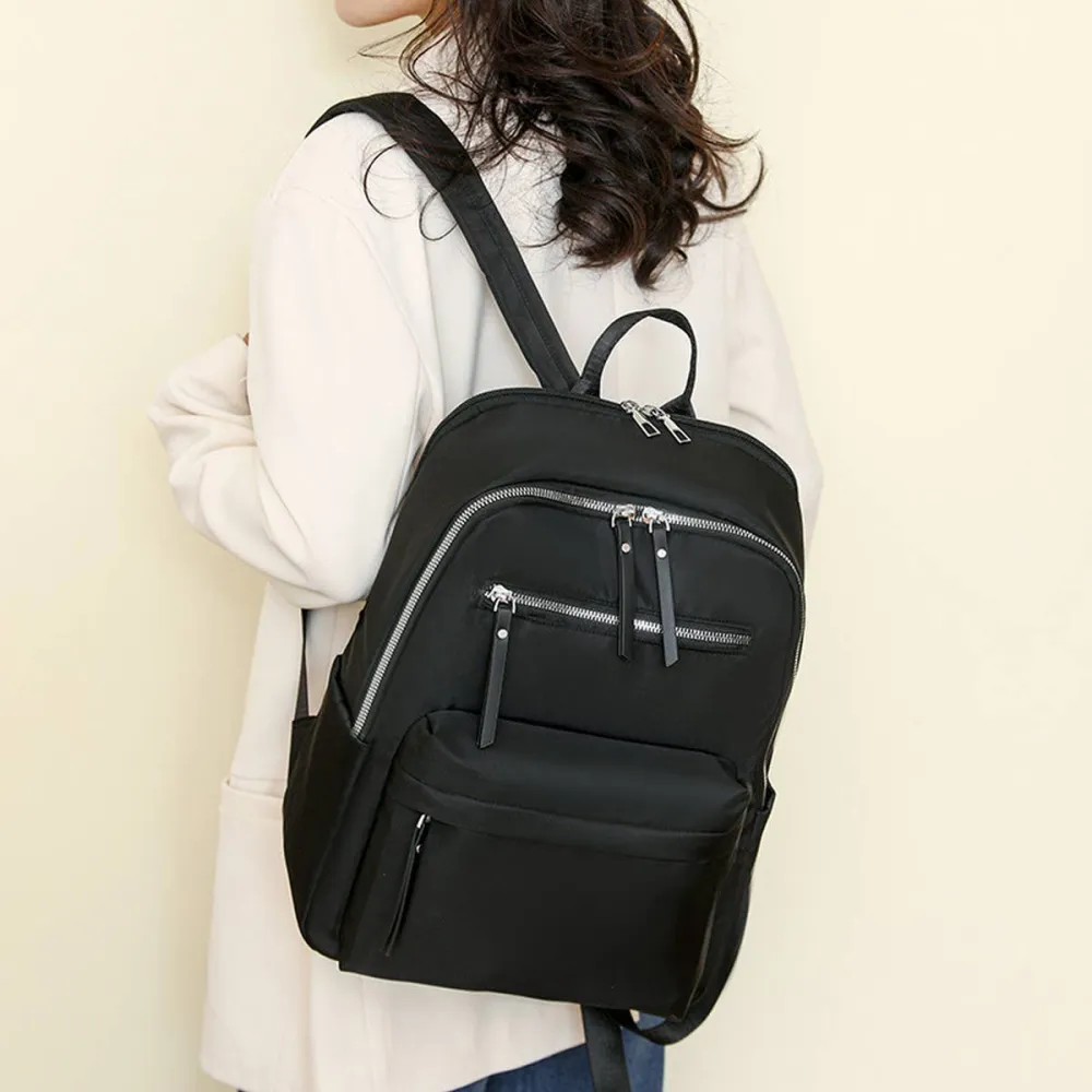 Textured Large Backpack