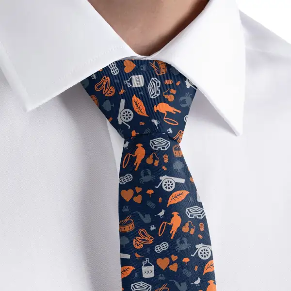 Timeless Heritage Emblem Composition Necktie