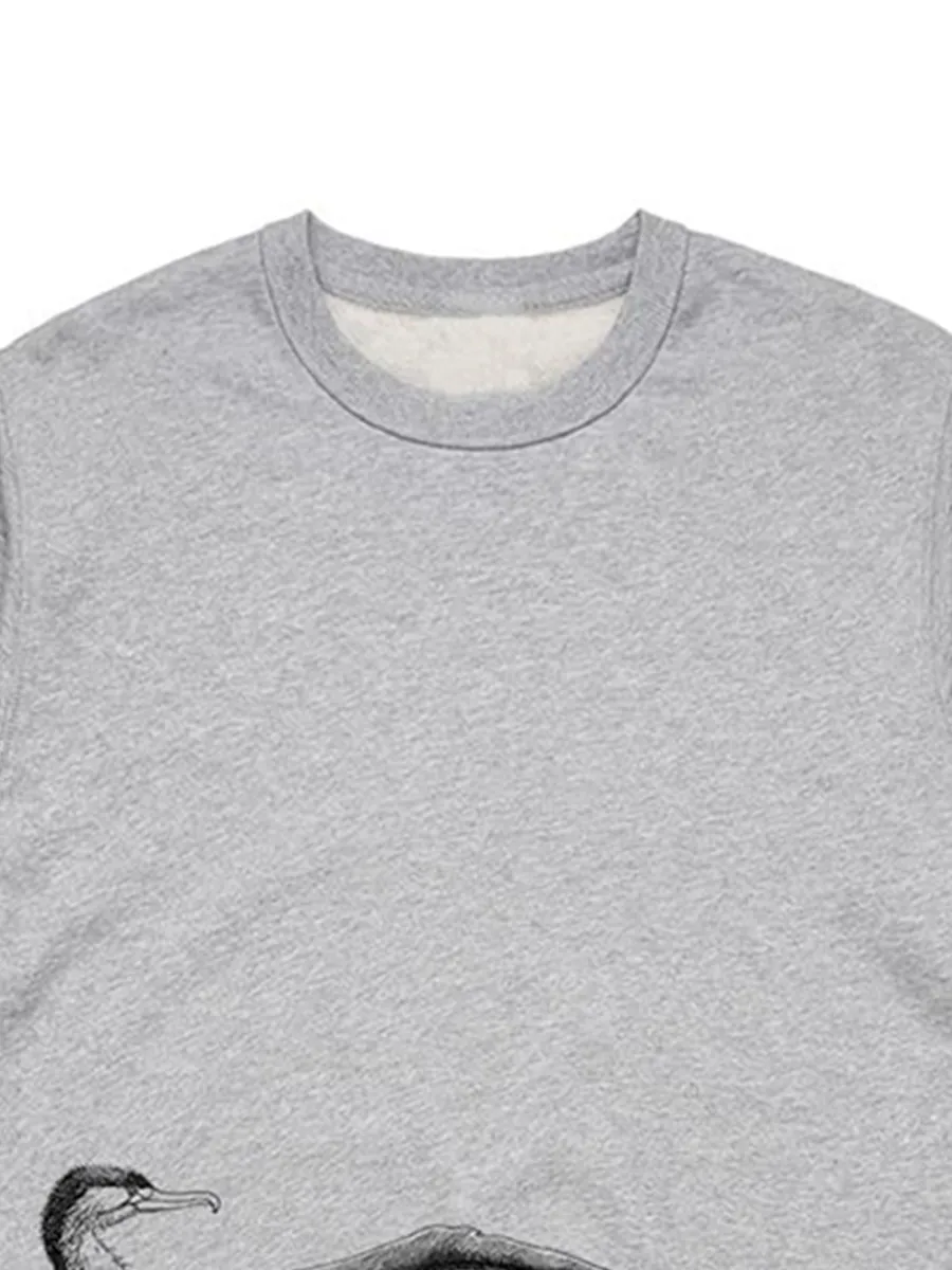 Fashionable Bird Pattern Versatile Casual Sportswear Shirt