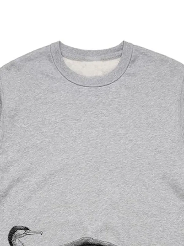 Fashionable Bird Pattern Versatile Casual Sportswear Shirt