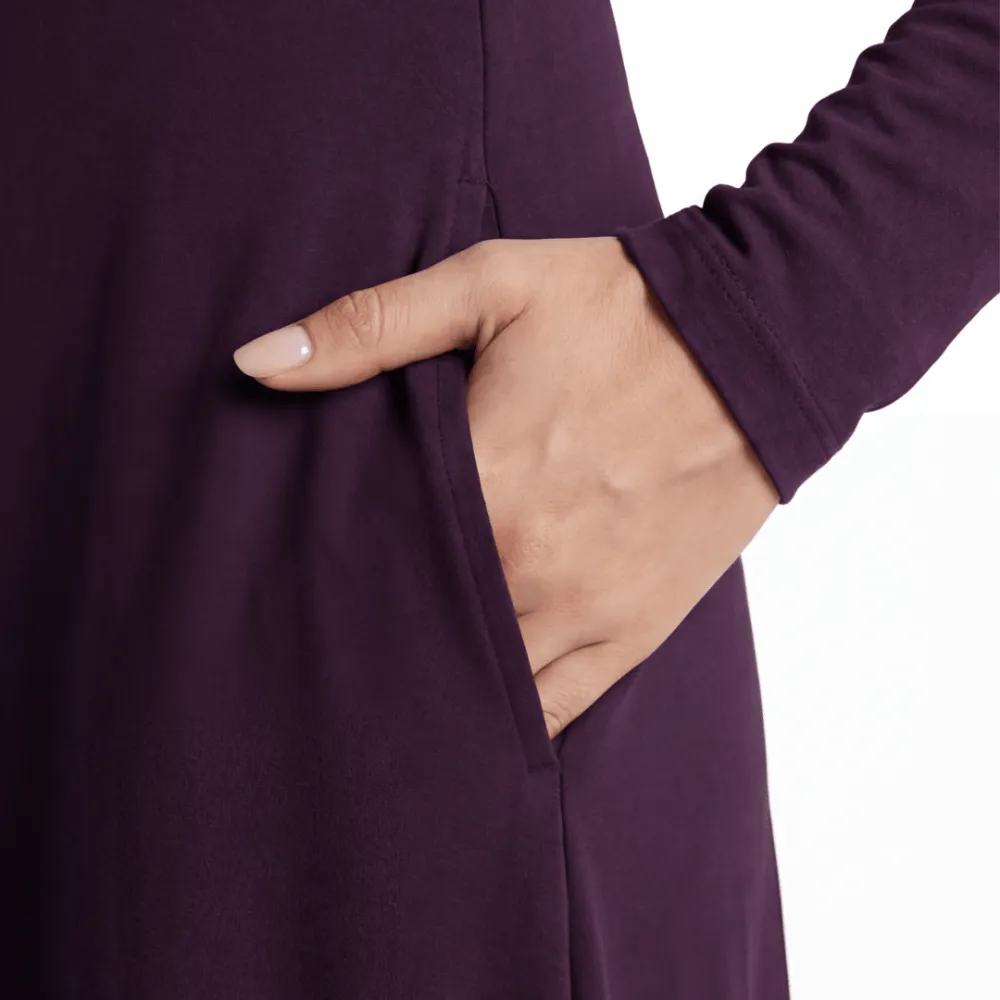 Asymmetrical Draped High Maxi Dress
