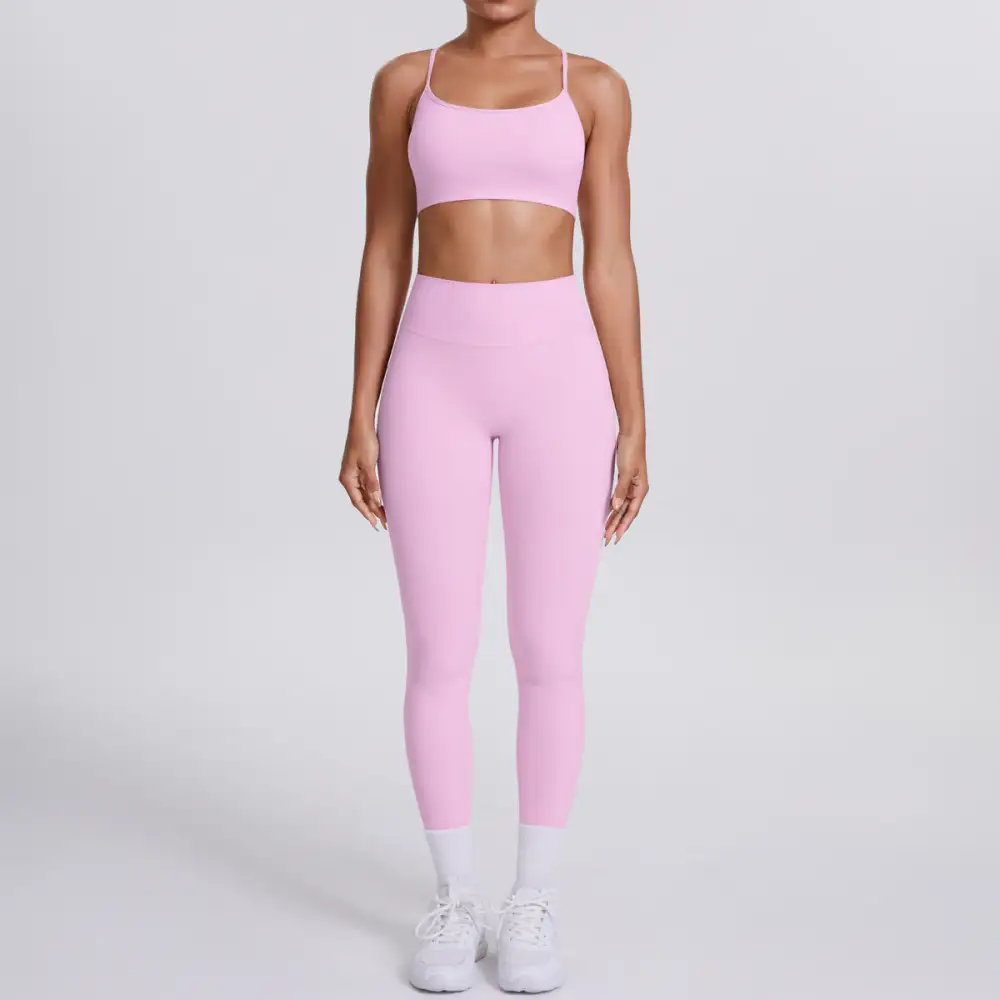 Quick-Dry Backless Two-Piece Activewear Active Set