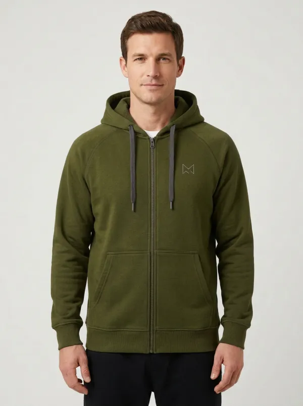 Casual Minimalist Zip-Up Edit Men's Sport Jacket