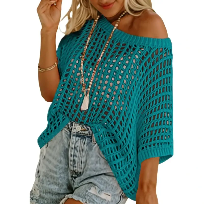Women's Summer Crew Neck Short Sleeve Top