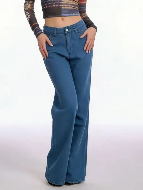 Everyday Wide Leg Denim Jeans