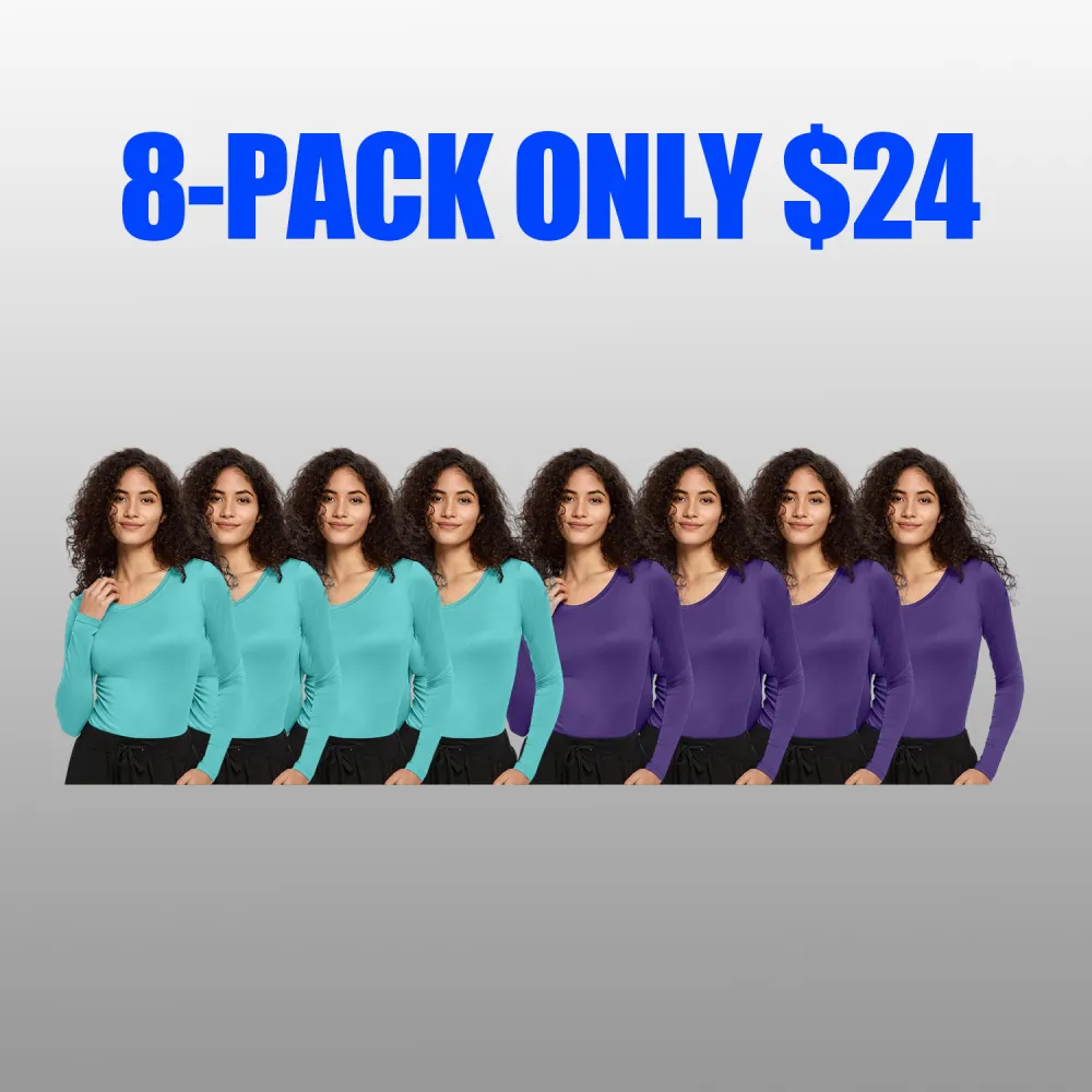 Women's V-Neck Workwear – Short Sleeve & Sleeveless Options with Inner Lining