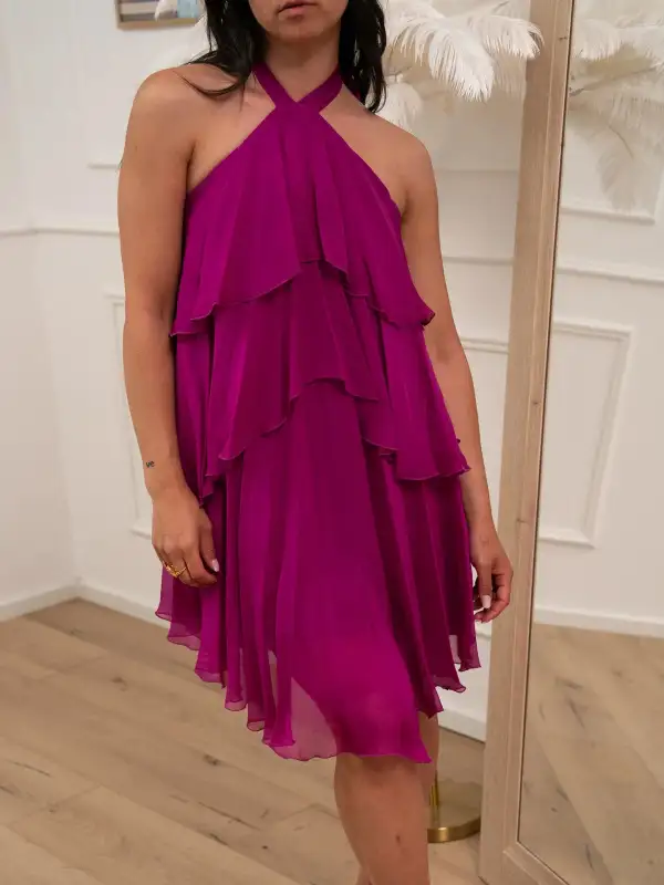 Daytime Mini Halter Dress