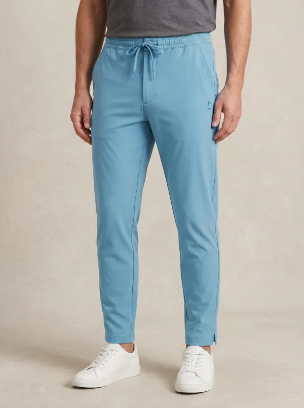 Flag-Motif Golf Athletic Pants