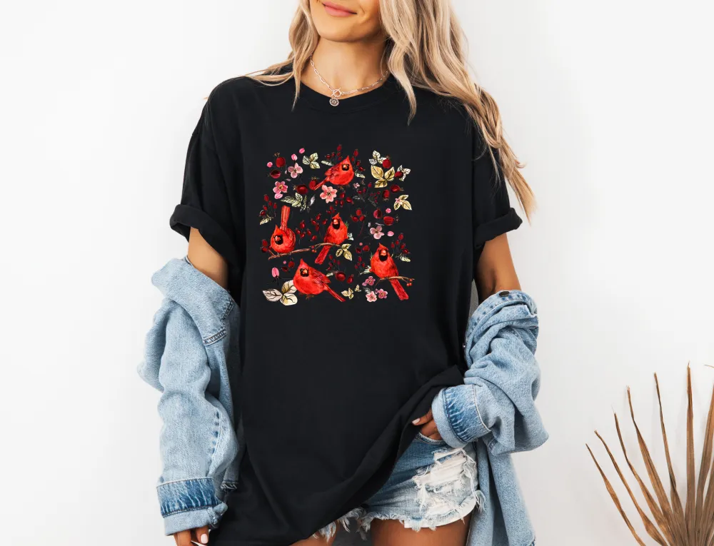 Songbird Graphic Garment Dyed Tee