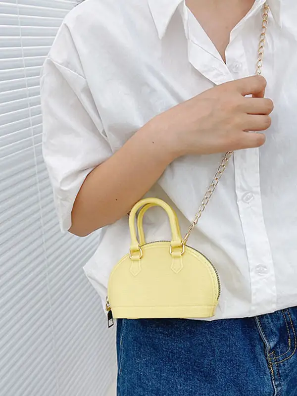 Compact Geometric Crossbody Bag