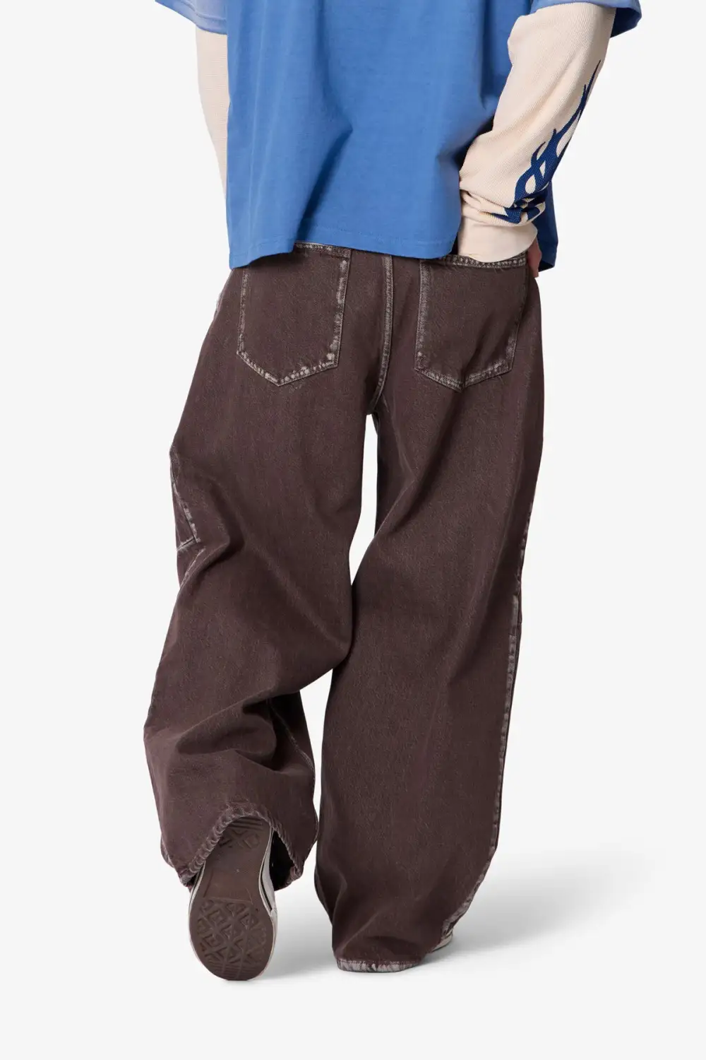 Everyday Raw Finish Pleated Jeans