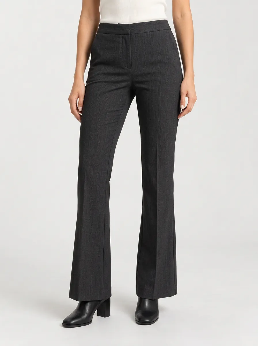 Everyday Flare Pants with Flared Mid Rise Detail