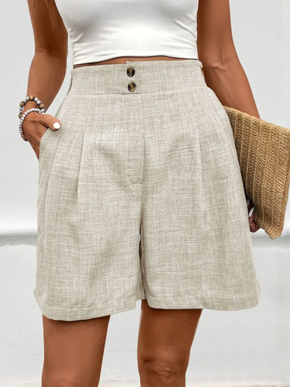 Frill Shorts Pocket