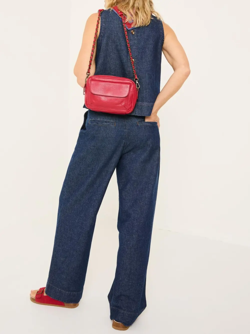 Arie Ink Wide Leg Jeans