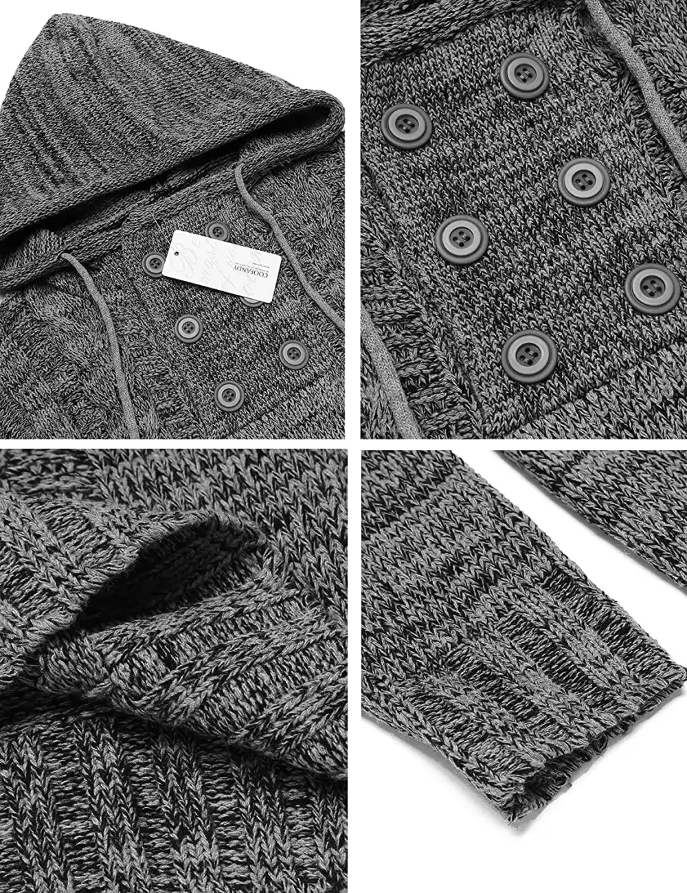 Casual Pullover Knitted Hoodies