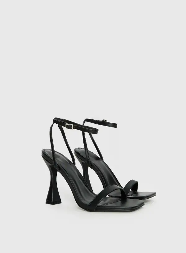 Openwork Dress Heel Shoes