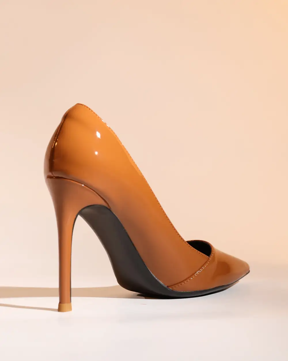 Leather Pumps in Brown
