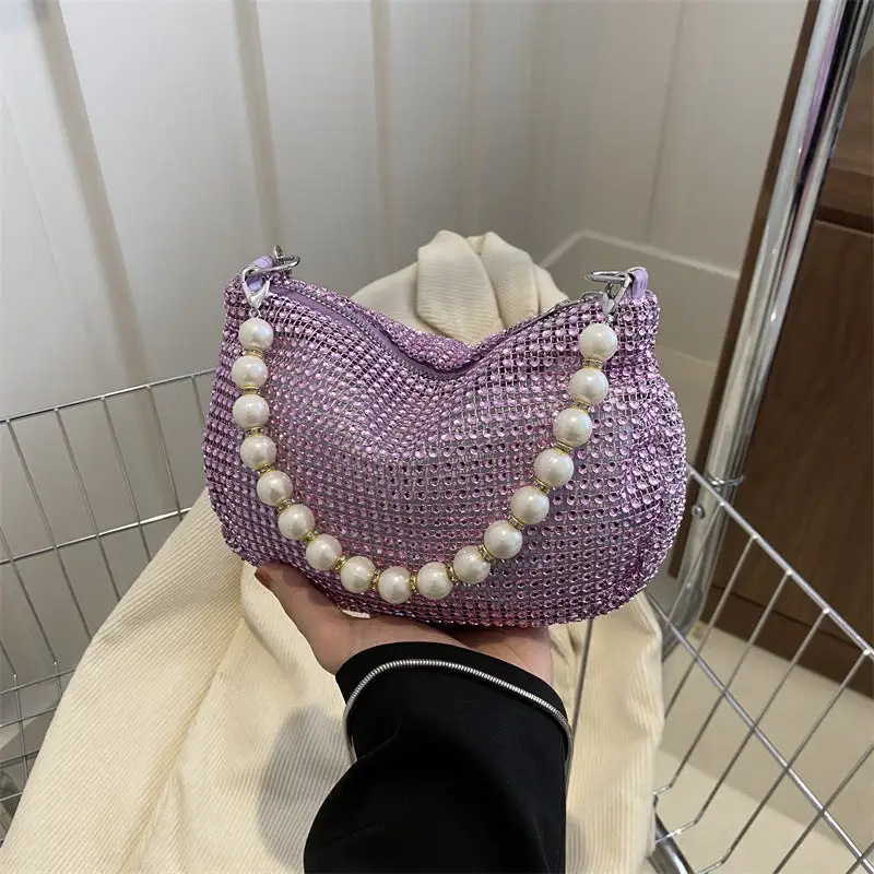 Commuter Rhinestone Clutch Bag