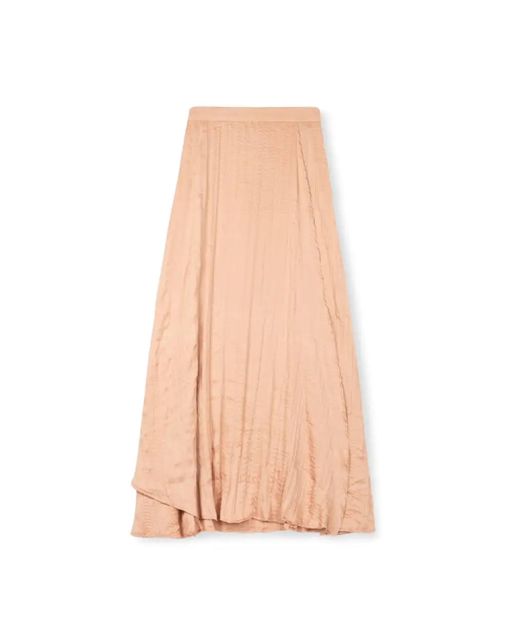 Asymmetric Wrap Midi Skirt