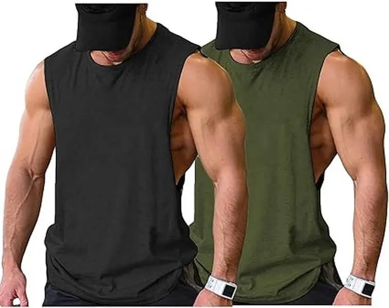 Men’s Workout Tank Top – Sleeveless Muscle T-Shirt for Gym, Training & Fitness