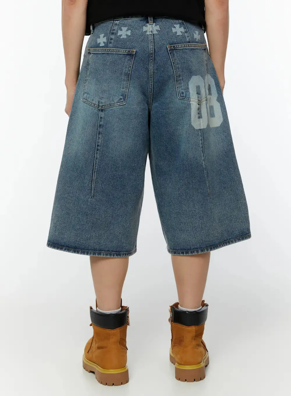 Men's Loose Fit Denim Shorts