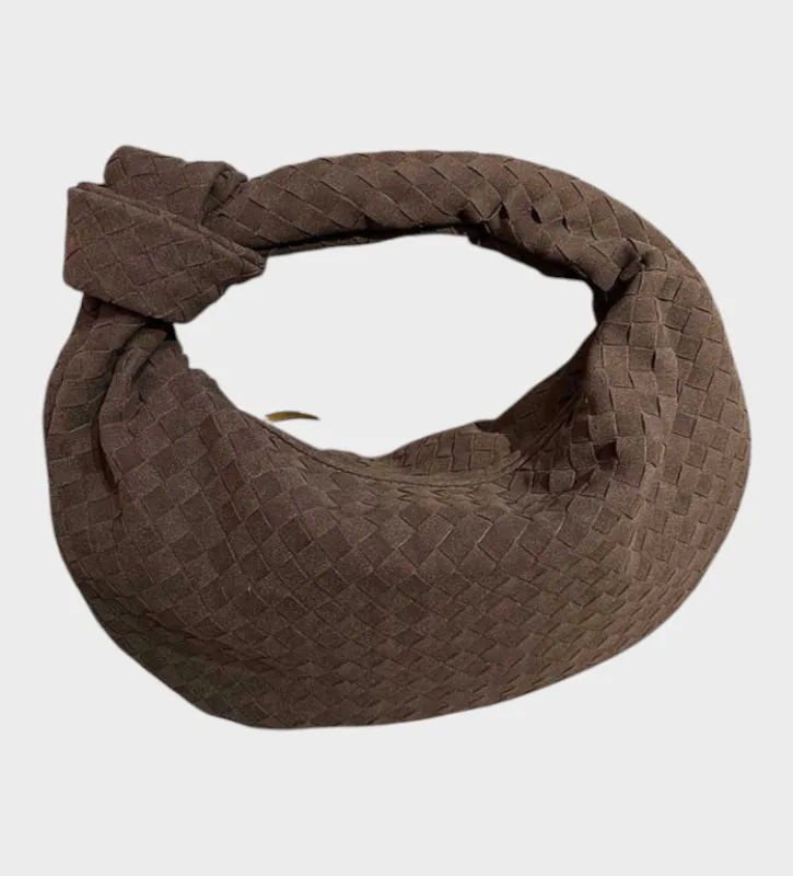 Boxy Suede Handbag